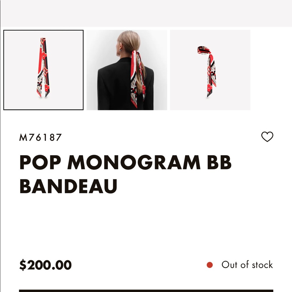 Louis Vuitton bandeau